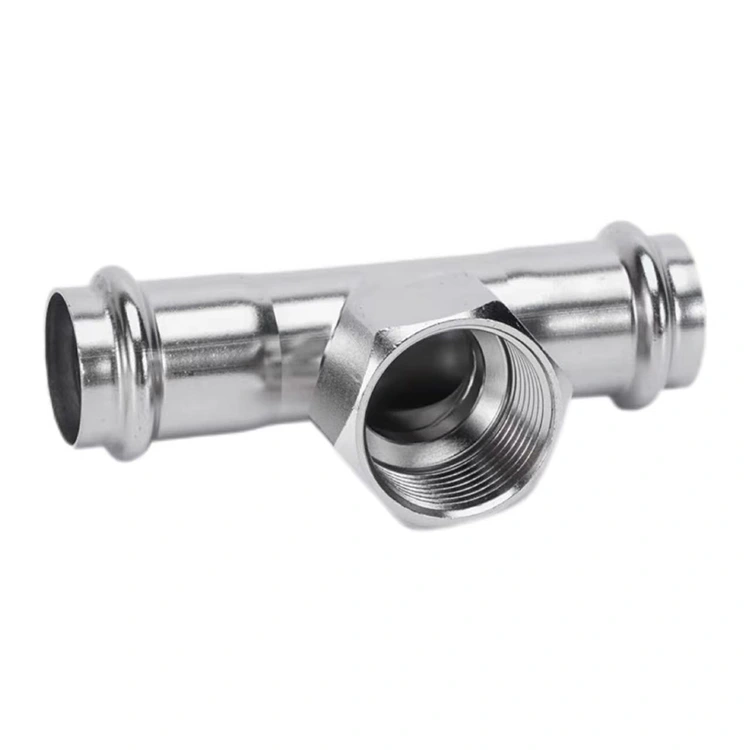 Трійник з внутрішньою різьбою Double-Press