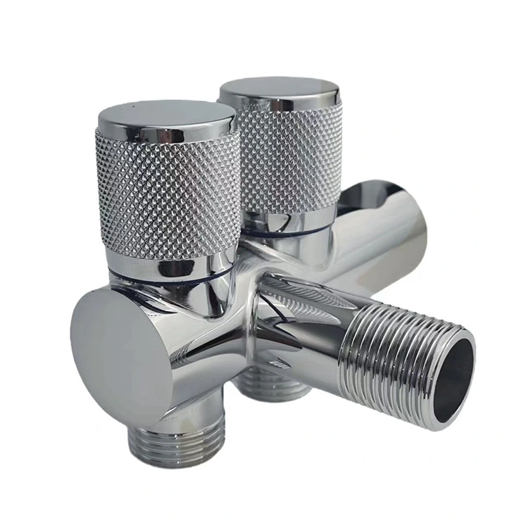 Настінний подвійний кутовий клапан